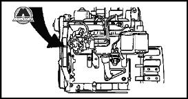 Размещение заводской таблички двигателя DongFeng EQ 1030
