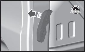олное открывание двустворчатой задней грузовой двери Ford Transit Connect