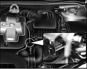 Номер двигателя Hyundai Elantra HD