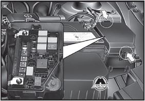 Замена предохранителя панели предохранителей Hyundai Solaris 2015