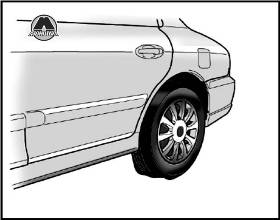 Замена спущенного колеса Hyundai Sonata V