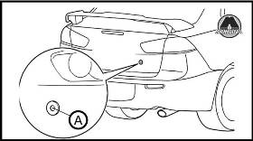 Открытие крышки багажника Mitsubishi Lancer X