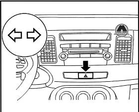 Выключатель аварийной световой сигнализации Mitsubishi Lancer X