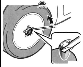 Необходимые инструменты и запасное колесо Toyota RAV4