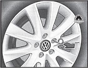 Колпачки колесных болтов Volkswagen Golf