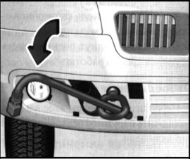 Несъемная задняя буксирная проушина Volkswagen Multivan T5
