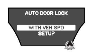 автоматическое запирание дверей Acura MDX