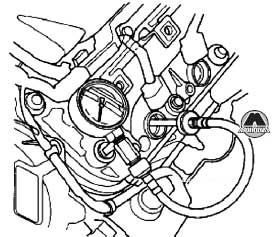 проверка компрессии двигателя Acura MDX