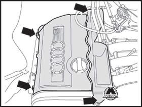 Проверка компрессии Audi 100