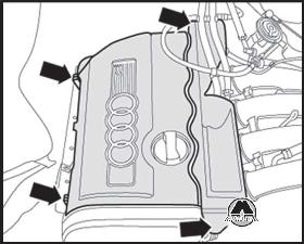 Снятие двигателя Audi 100