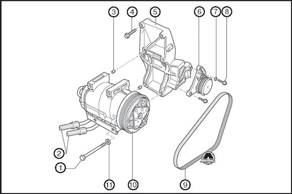 Ремень привода навесного оборудования Audi 100