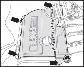 Снятие и установка зубчатого ремня Audi 100