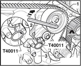 Установка зубчатого ремня привода ГРМ Audi A6
