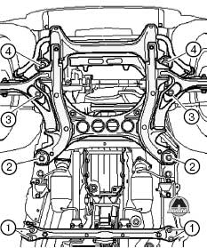 Опора двигателя Audi Q7