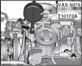 Проверка фаз газораспределения Audi Q3