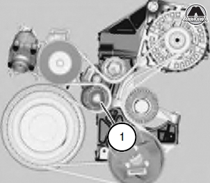 клиновидный ремень привода генератора  BMW X3