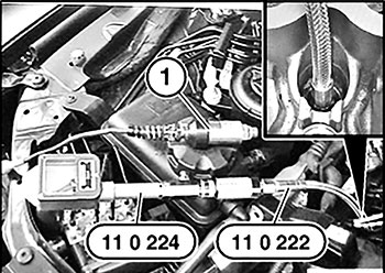 Проверка компрессии во всех цилиндрах BMW Х5 с 2013 года
