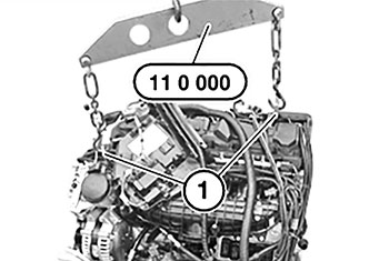 Снятие и установка двигателя BMW Х5 с 2013 года