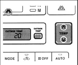 Экран температуры воздуха за бортом BYD F3