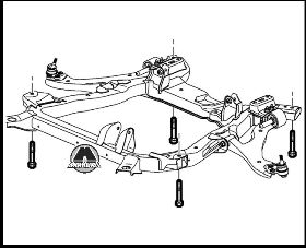 Снятие и установка двигателя в сборе Chevrolet Captiva