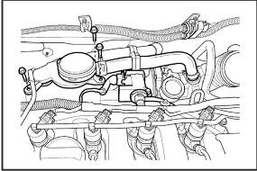 Клапан и переходник принудительной вентиляции картера Chevrolet Captiva Opel Antara