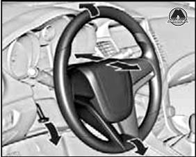 Регулировка положения рулевого колеса Chevrolet Cruze