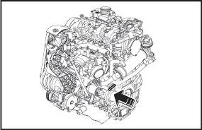 Расположение номера двигателя Chevrolet Epica Evanda