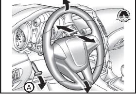 Регулировка положения рулевого колеса Chevrolet Malibu