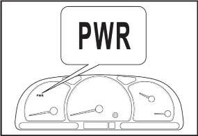 Индикатор режима «PWR» Chevrolet Rezzo Daewoo Tacuma