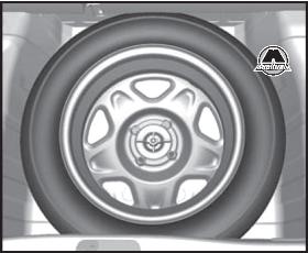 Полноразмерное запасное колесо Chevrolet Spark