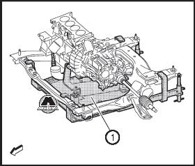 Снятие подвески двигателя Chevrolet Spark