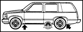 Замена колеса Chevrolet Tahoe Suburban