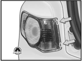 Замена ламп противотуманного фонаря Citroen C3 Picasso
