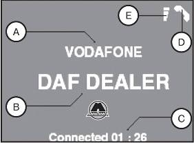Снятие телефона DAF XF105