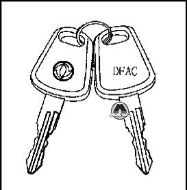 Ключи DongFeng DFA 1063