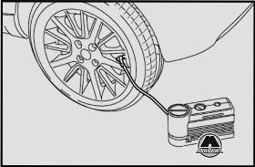 Проверка и восстановление давления в шинах Fiat Linea