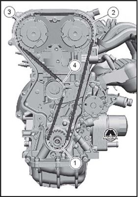 Ремень газораспределительного механизма Ford EcoSport