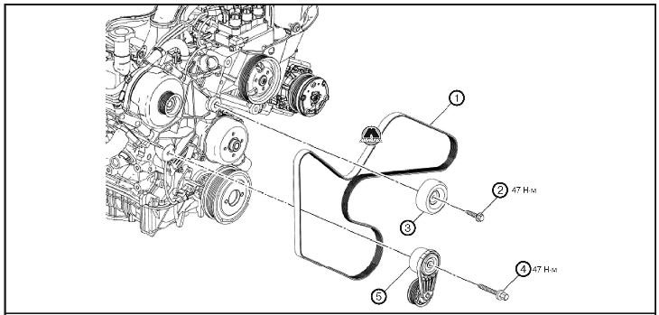Ремень привода навесного оборудования Ford Explorer