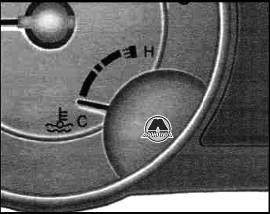 Указатель температуры охлаждающей жидкости Hyundai Accent