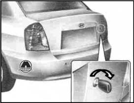 Крышка багажного отделения Hyundai Accent