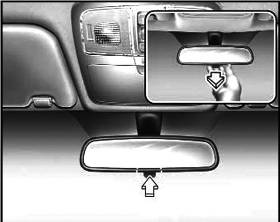 Внутреннее зеркало заднего вида Hyundai Elantra HD