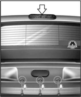 Замена лампы повторителя стоп-сигнала Hyundai H1 Grand Starex