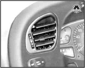 Центральная вентиляционная решетка Hyundai HD35