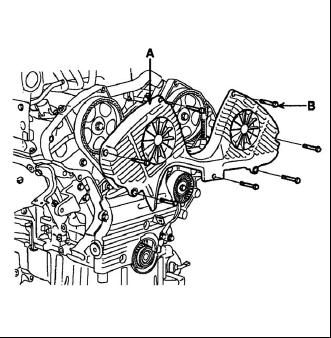 hyundai tucson установка привода механизма газораспределения  двигателя g6ba