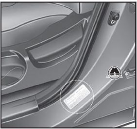Табличка технических характеристик Hyundai Solaris 2015