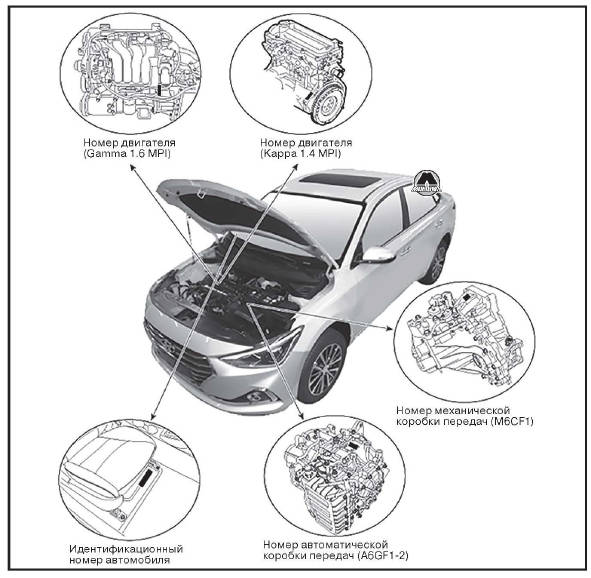 Идентификационные данные автомобиля Hyundai Solaris