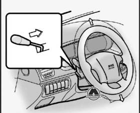 Регулировка угла наклона рулевого колеса Hyundai Sonata V