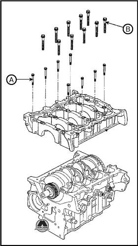 Сборка блока цилиндров Hyundai Sonata NF
