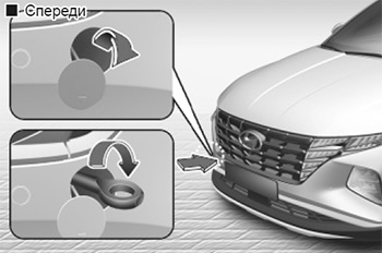 Съемный буксировочный крюк Hyundai Tucson