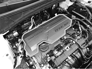 Декоративная крышка двигателя Hyundai Tucson
